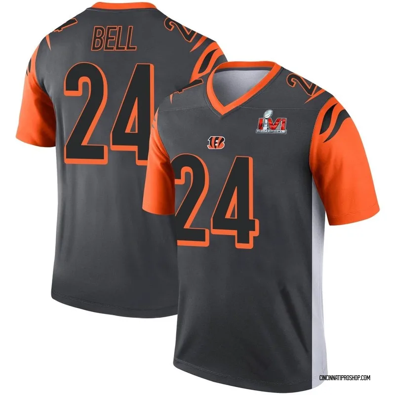 Men's Vonn Bell Cincinnati Bengals Legend Silver Super Bowl LVI Bound Jersey