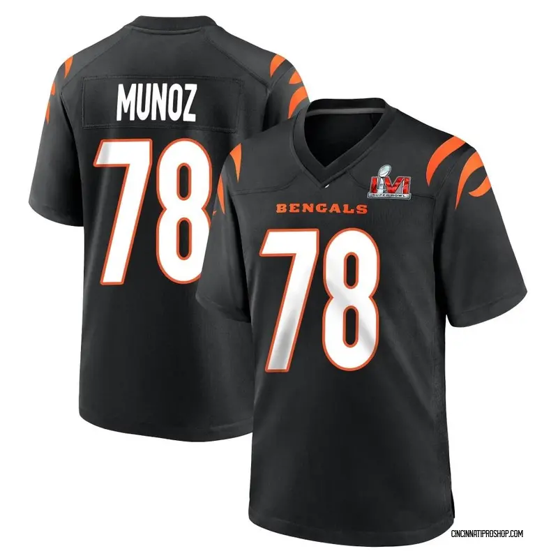 كوف Men's Cincinnati Bengals #78 78 Anthony Munoz Orange Alternate NFL Nike Elite Jersey كوف