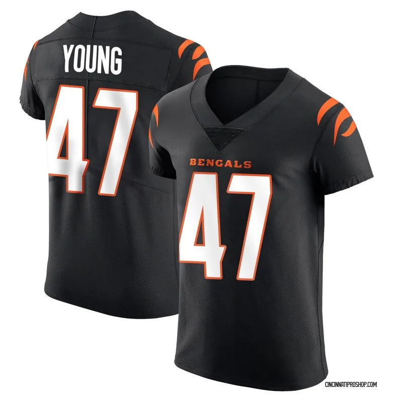 Black Men's Craig Young Cincinnati Bengals Elite Team Color Vapor Untouchable Jersey