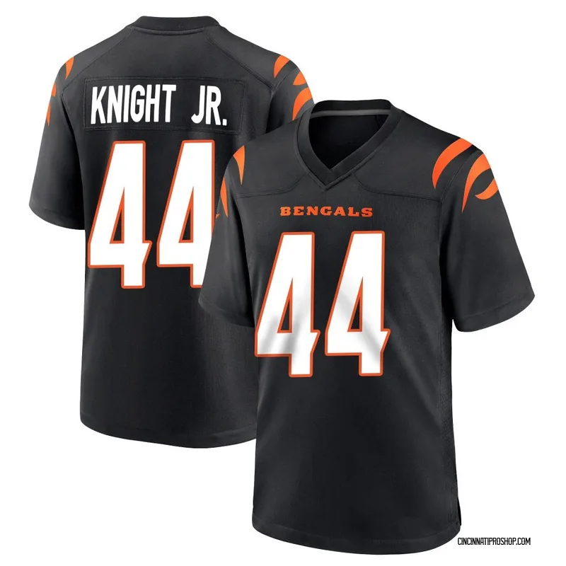 Black Men's Demetrius Knight Jr. Cincinnati Bengals Game Team Color Jersey