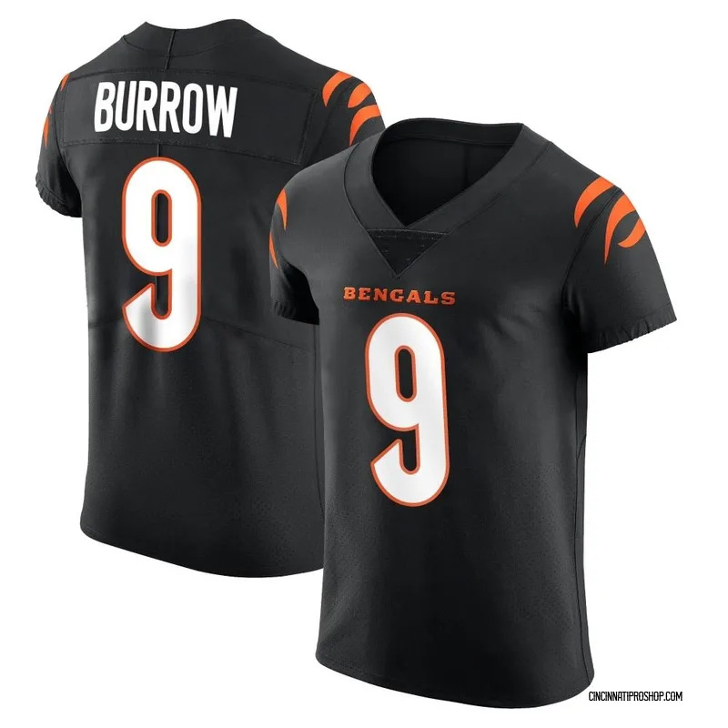 Black Men's Joe Burrow Cincinnati Bengals Elite Team Color Vapor Untouchable Jersey