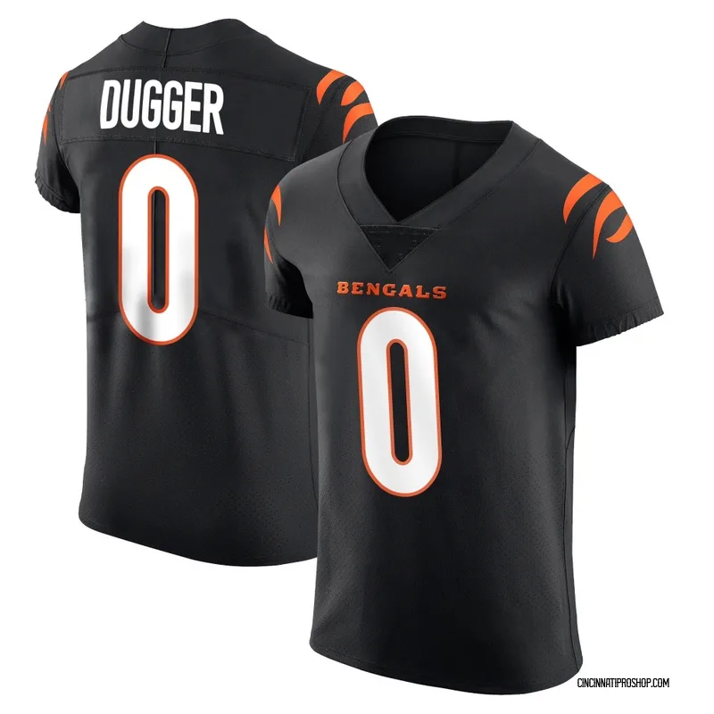 Black Men's Kyle Dugger Cincinnati Bengals Elite Team Color Vapor Untouchable Jersey
