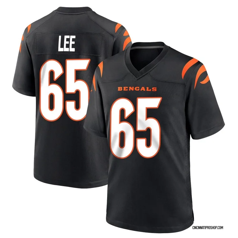 Black Men's Matt Lee Cincinnati Bengals Game Team Color Jersey