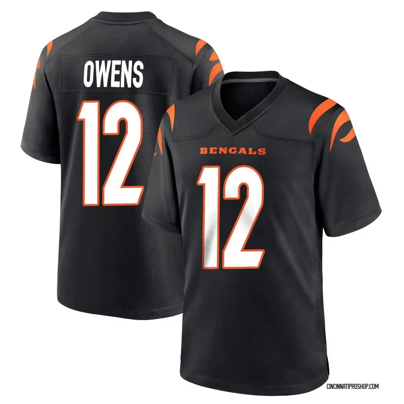 Black Men's Rashod Owens Cincinnati Bengals Game Team Color Jersey