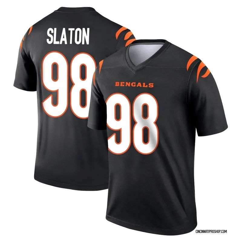 Black Men's T.J. Slaton Cincinnati Bengals Legend Jersey