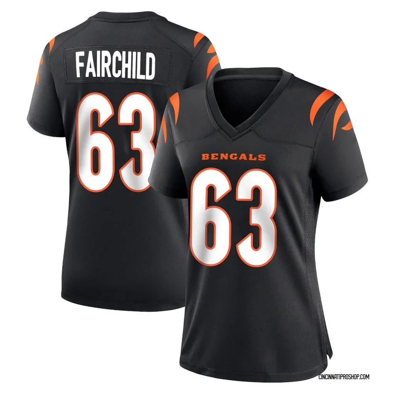 Black Women's Dylan Fairchild Cincinnati Bengals Game Team Color Jersey