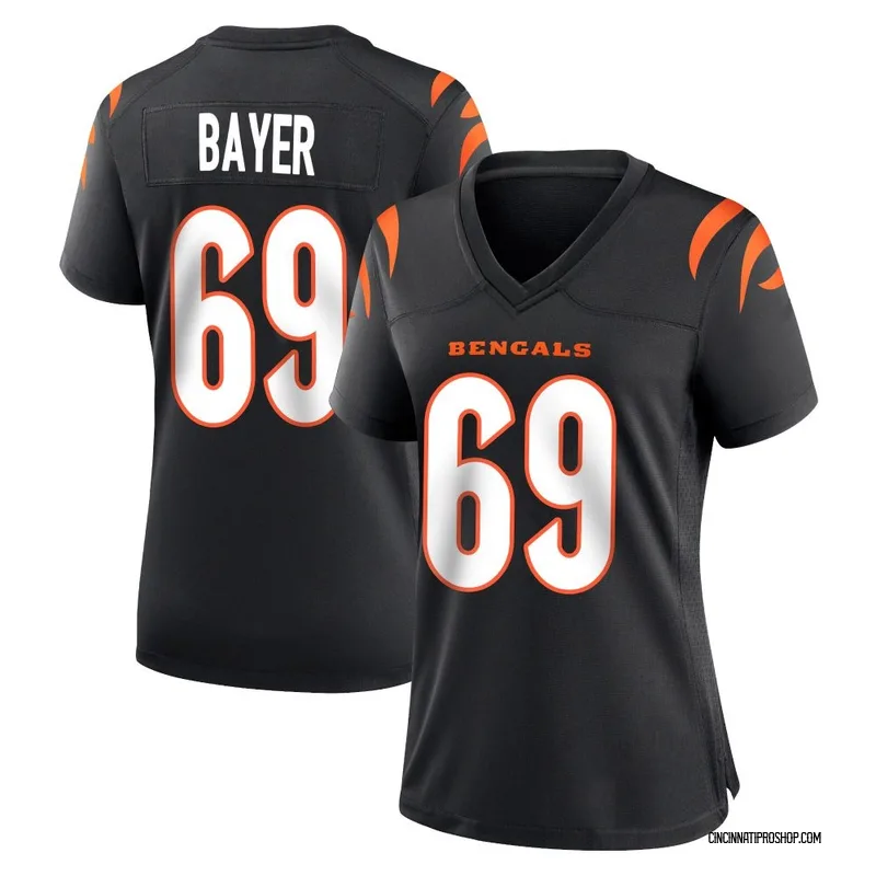 Black Women's Jacob Bayer Cincinnati Bengals Game Team Color Jersey