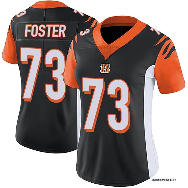 Black Women's Javon Foster Cincinnati Bengals Limited Team Color Vapor Untouchable Jersey