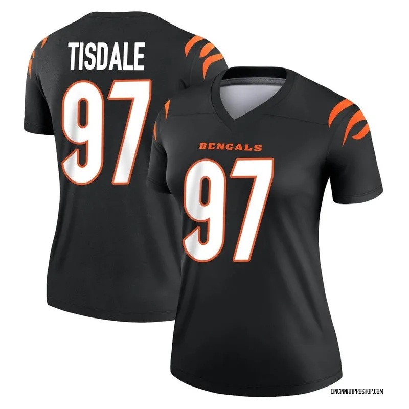 Black Women's Tariqious Tisdale Cincinnati Bengals Legend Jersey