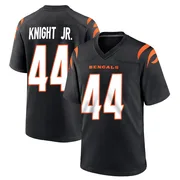 Black Youth Demetrius Knight Jr. Cincinnati Bengals Game Team Color Jersey