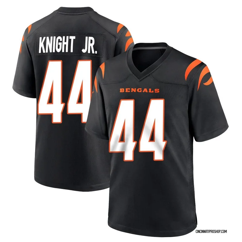 Black Youth Demetrius Knight Jr. Cincinnati Bengals Game Team Color Jersey