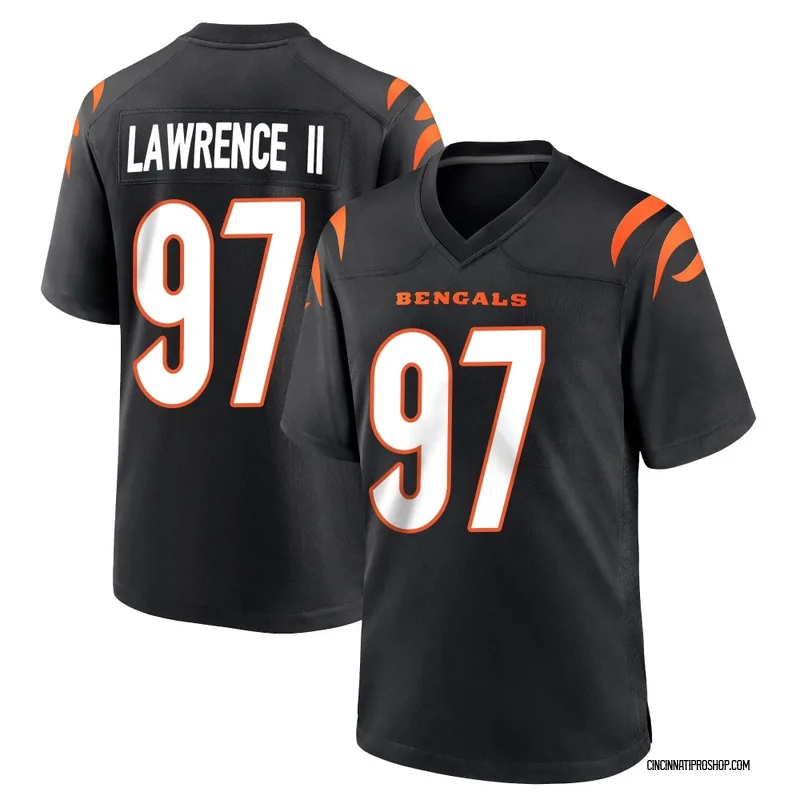 Black Youth Dexter Lawrence II Cincinnati Bengals Game Team Color Jersey