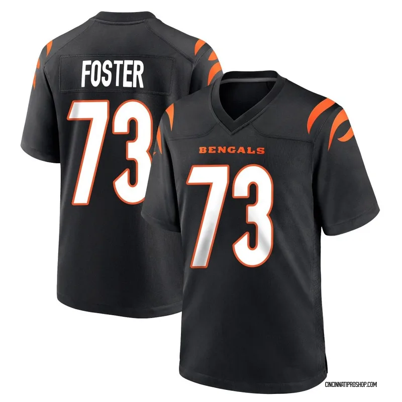 Black Youth Javon Foster Cincinnati Bengals Game Team Color Jersey