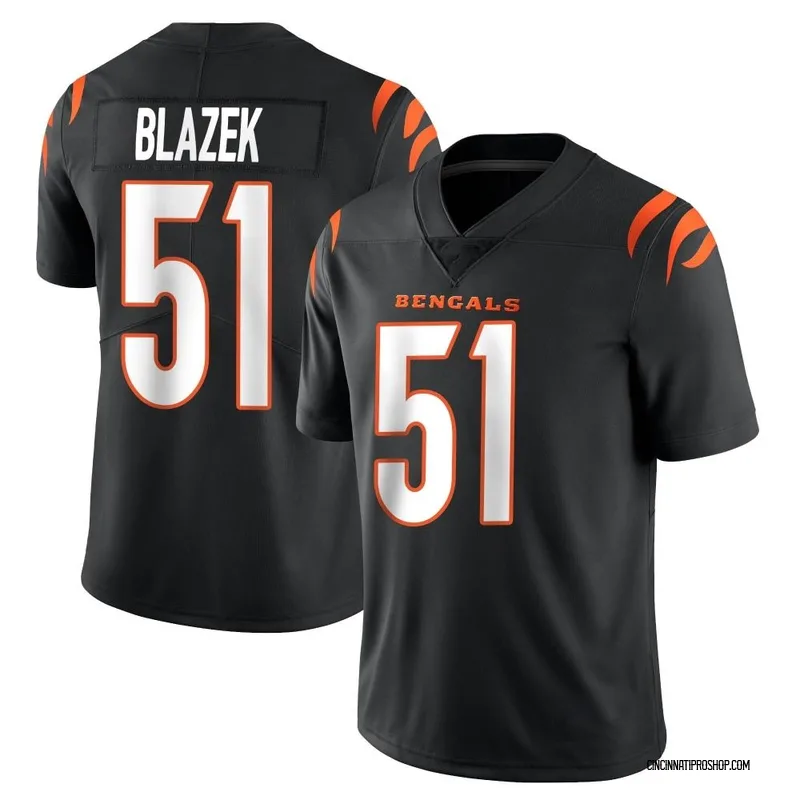 Black Youth Justin Blazek Cincinnati Bengals Limited Team Color Vapor Untouchable Jersey