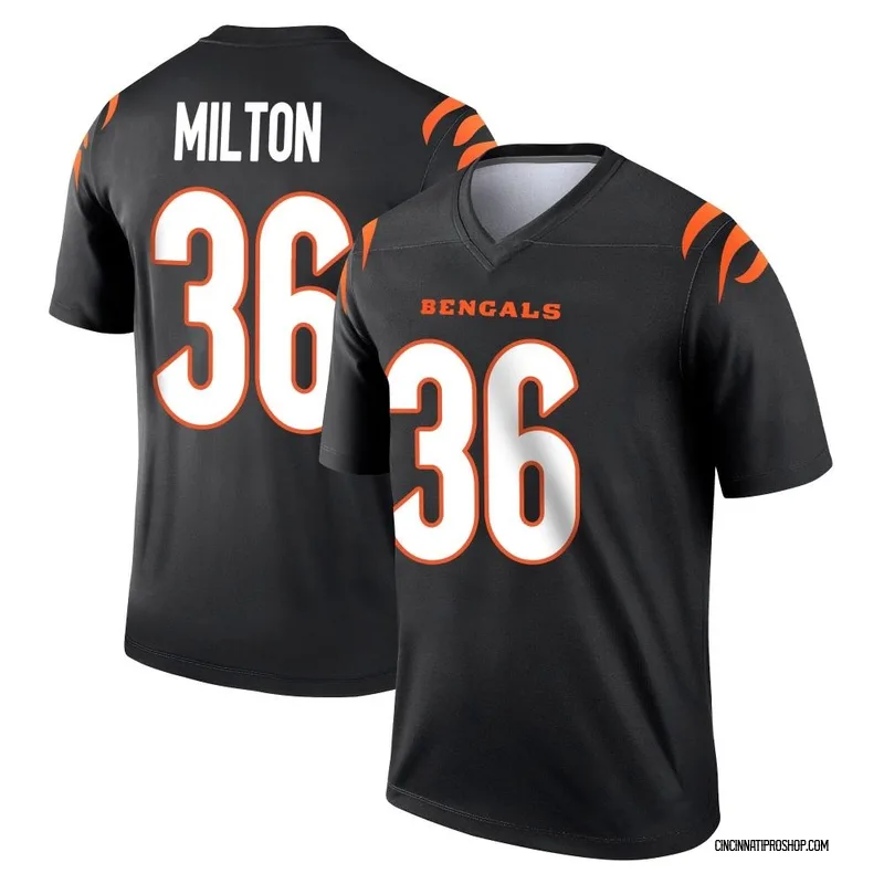 Black Youth Kendall Milton Cincinnati Bengals Legend Jersey