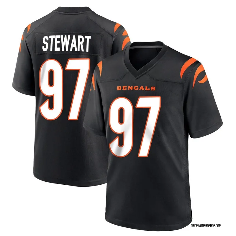 Black Youth Shemar Stewart Cincinnati Bengals Game Team Color Jersey