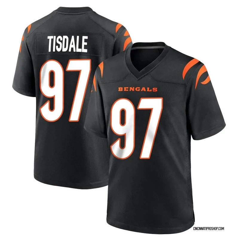 Black Youth Tariqious Tisdale Cincinnati Bengals Game Team Color Jersey