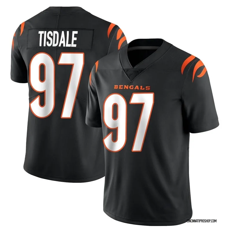 Black Youth Tariqious Tisdale Cincinnati Bengals Limited Team Color Vapor Untouchable Jersey