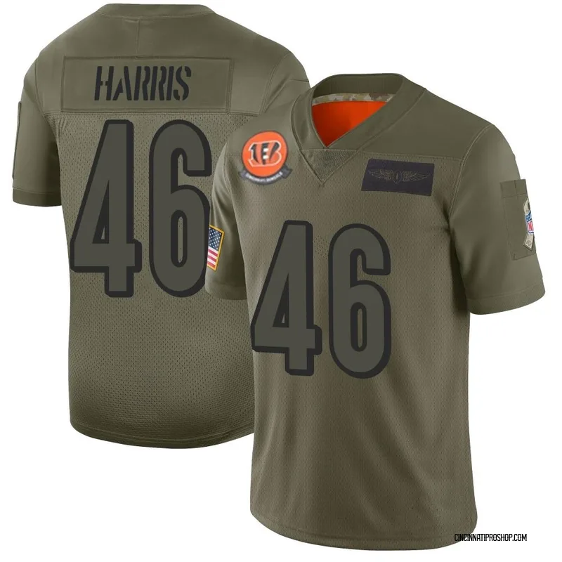 Camo Youth Clark Harris Cincinnati Bengals Limited 2019 Salute to Service Jersey