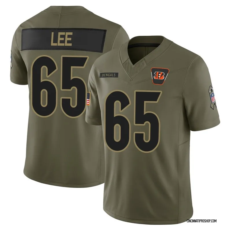 Olive Men's Matt Lee Cincinnati Bengals Limited 2025 Salute to Service Jersey