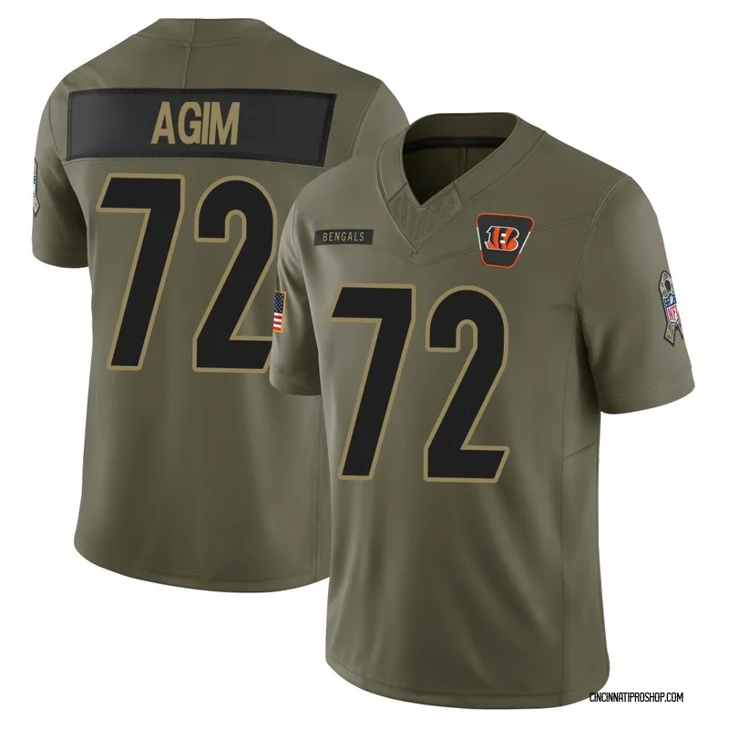 Olive Men's McTelvin Agim Cincinnati Bengals Limited 2025 Salute to Service Jersey