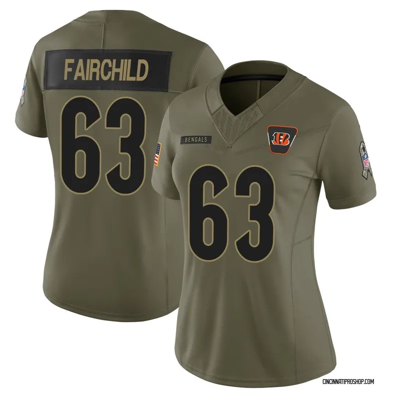 Olive Women's Dylan Fairchild Cincinnati Bengals Limited 2025 Salute to Service Jersey