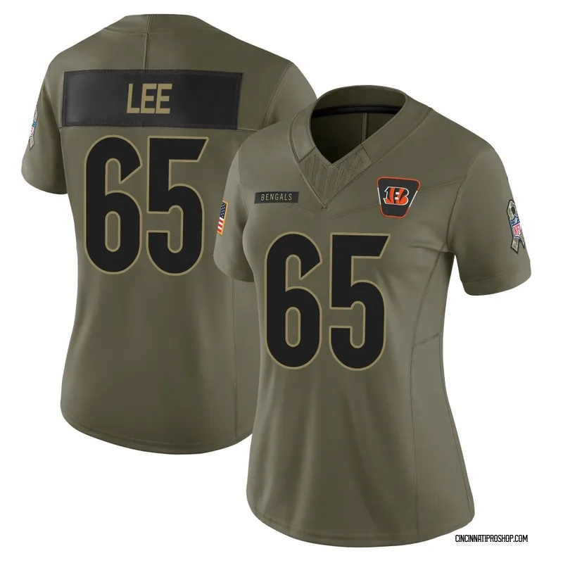 Olive Women's Matt Lee Cincinnati Bengals Limited 2025 Salute to Service Jersey