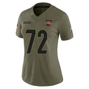 Olive Women's McTelvin Agim Cincinnati Bengals Limited 2025 Salute to Service Jersey