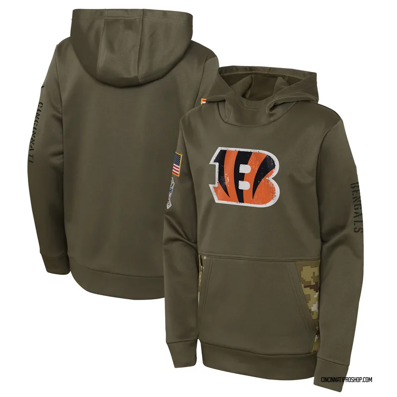 Olive Youth Cincinnati Bengals 2022 Salute To Service Performance