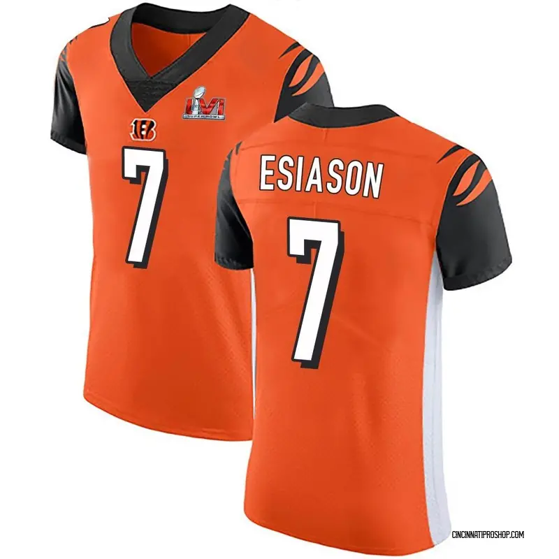 Orange Men's Boomer Esiason Cincinnati Bengals Elite Alternate Vapor  Untouchable Super Bowl LVI Bound Jersey