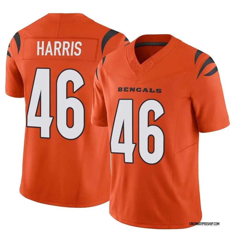 Orange Men's Clark Harris Cincinnati Bengals Limited Vapor F.U.S.E. Jersey