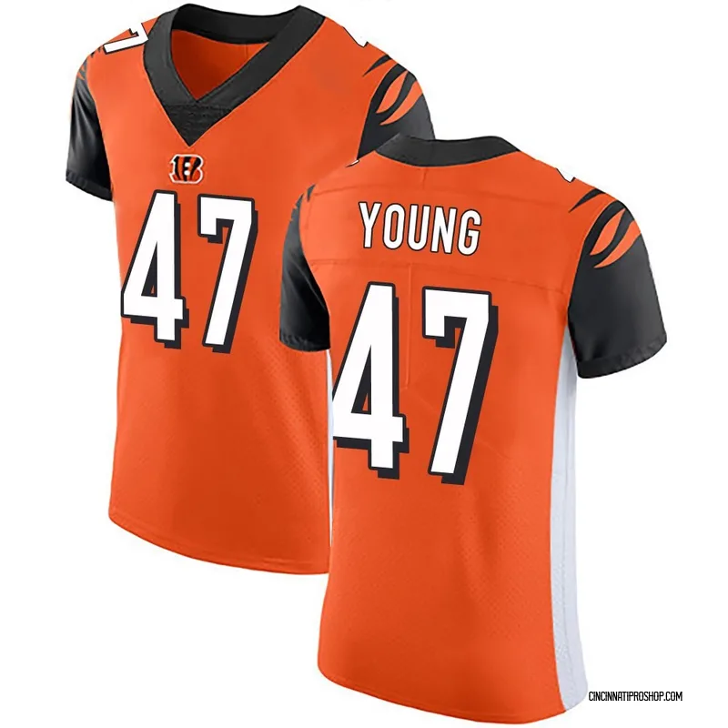 Orange Men's Craig Young Cincinnati Bengals Elite Alternate Vapor Untouchable Jersey