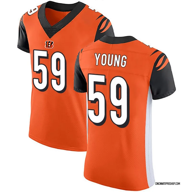 Orange Men's Craig Young Cincinnati Bengals Elite Alternate Vapor Untouchable Jersey