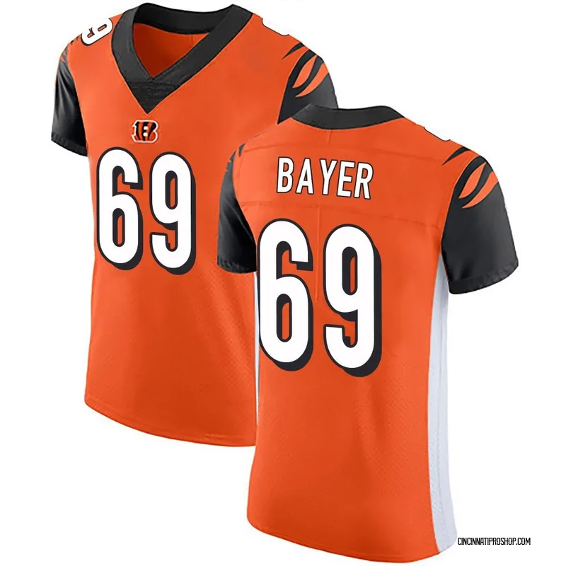 Orange Men's Jacob Bayer Cincinnati Bengals Elite Alternate Vapor Untouchable Jersey