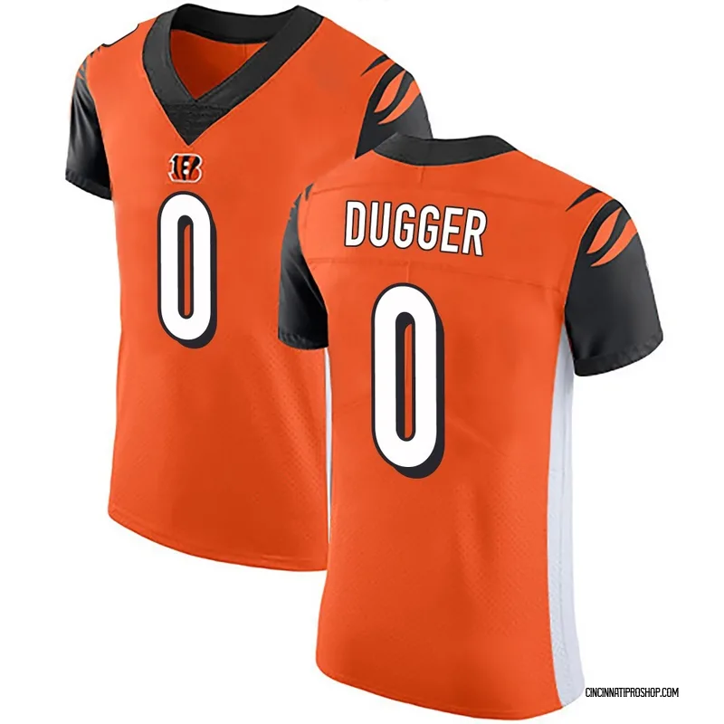 Orange Men's Kyle Dugger Cincinnati Bengals Elite Alternate Vapor Untouchable Jersey