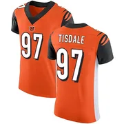 Orange Men's Tariqious Tisdale Cincinnati Bengals Elite Alternate Vapor Untouchable Jersey