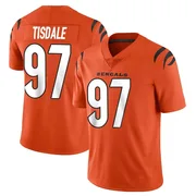 Orange Men's Tariqious Tisdale Cincinnati Bengals Limited Vapor Untouchable Jersey