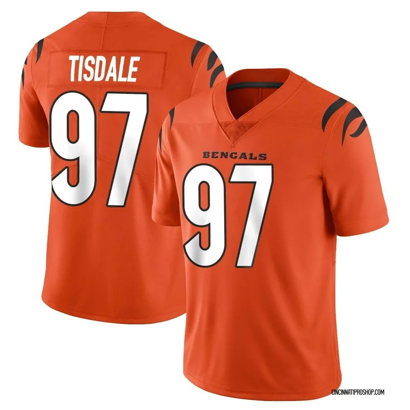 Orange Men's Tariqious Tisdale Cincinnati Bengals Limited Vapor Untouchable Jersey