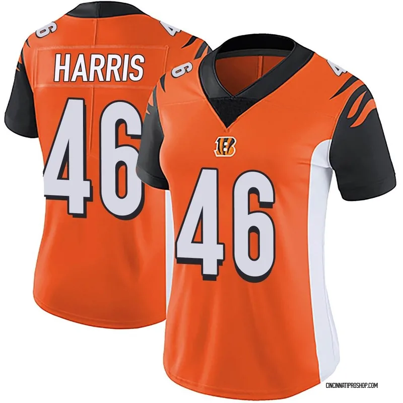 Orange Women's Clark Harris Cincinnati Bengals Limited Vapor Untouchable Jersey