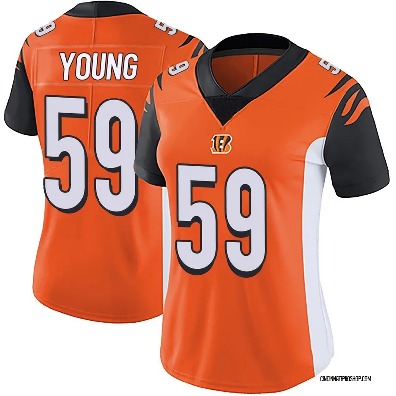 Orange Women's Craig Young Cincinnati Bengals Limited Vapor Untouchable Jersey