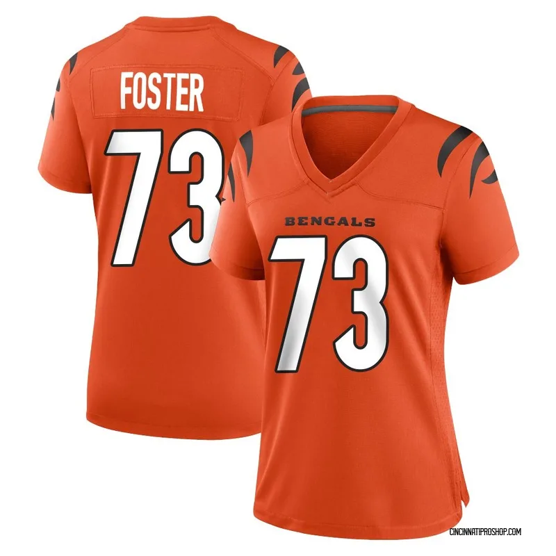 Orange Women's Javon Foster Cincinnati Bengals Game Jersey