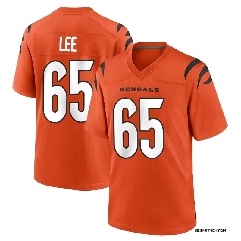 Orange Youth Matt Lee Cincinnati Bengals Game Jersey
