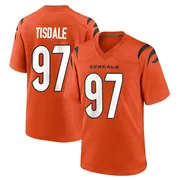 Orange Youth Tariqious Tisdale Cincinnati Bengals Game Jersey