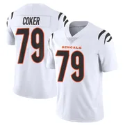 White Men's Andrew Coker Cincinnati Bengals Limited Vapor Untouchable Jersey