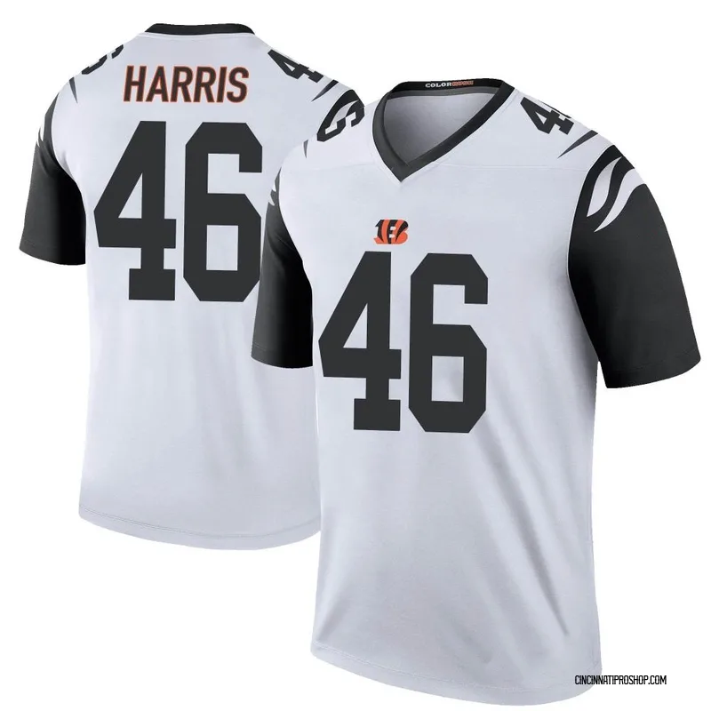White Men's Clark Harris Cincinnati Bengals Legend Color Rush Jersey