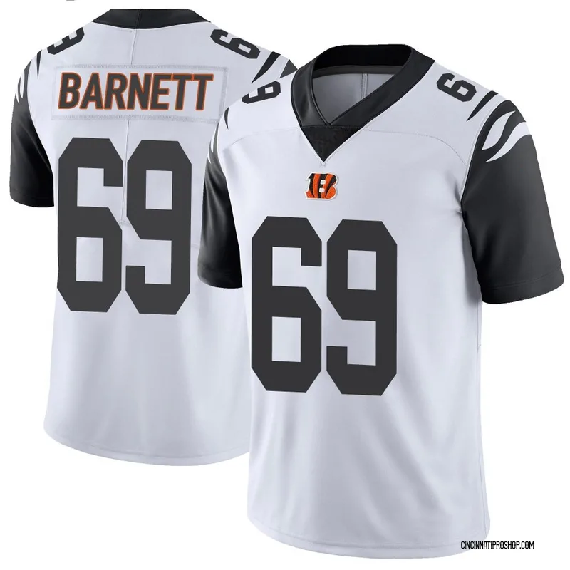 White Men's Dante Barnett Cincinnati Bengals Limited Color Rush Vapor Untouchable Jersey