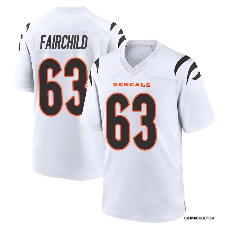 White Men's Dylan Fairchild Cincinnati Bengals Game Jersey