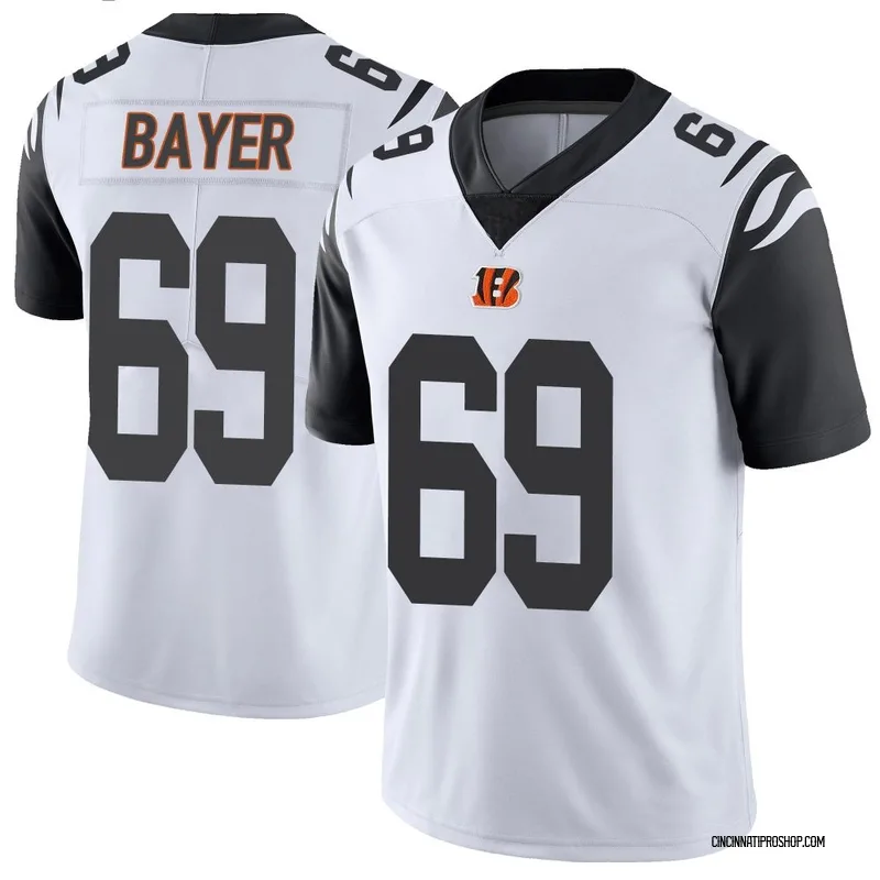 White Men's Jacob Bayer Cincinnati Bengals Limited Color Rush Vapor Untouchable Jersey