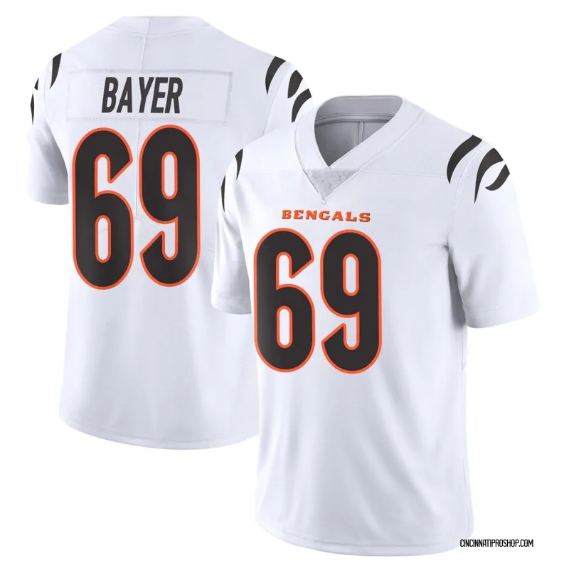White Men's Jacob Bayer Cincinnati Bengals Limited Vapor Untouchable Jersey