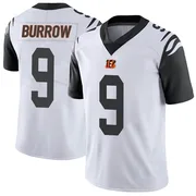 White Men's Joe Burrow Cincinnati Bengals Limited Color Rush Vapor Untouchable Jersey